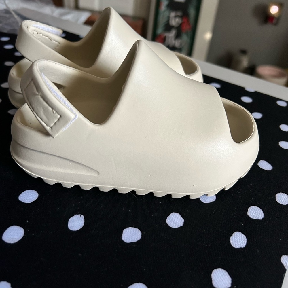 Toddler Little Kids Slides Sandals with Reinforcement Velcro